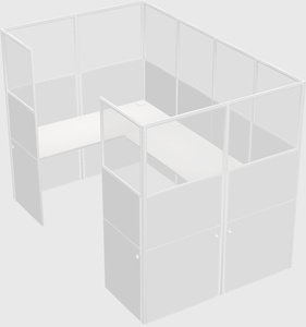 Cabine en u