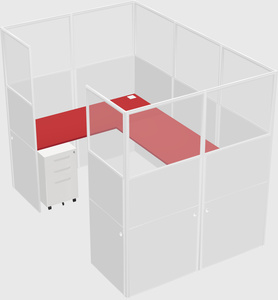 Cabine en u
