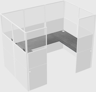 Cabine en u
