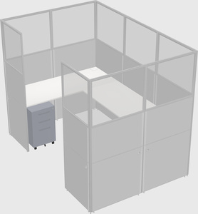 Cabine en u
