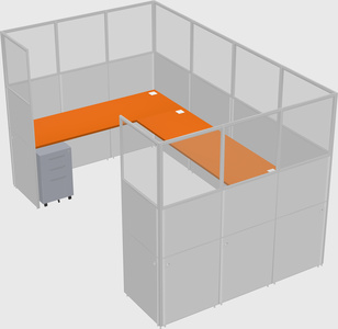 Cabine en u