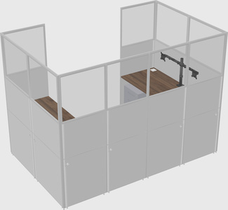 Cabine en u
