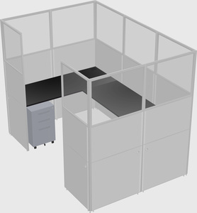 Cabine en u