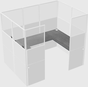 Cabine en u