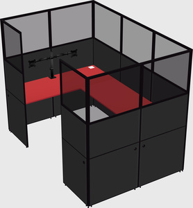 Cabine en u