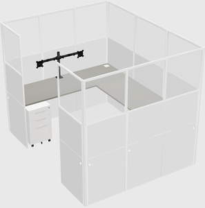 Cabine en u