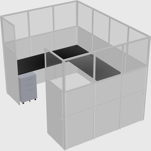 Cabine en u