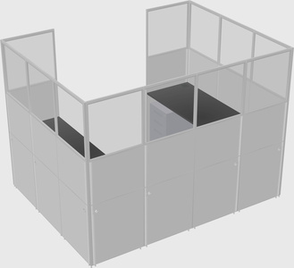 Cabine en u