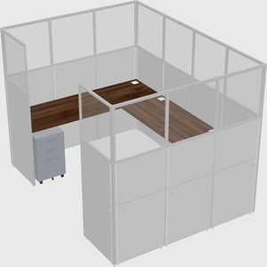 Cabine en u