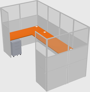 Cabine en u