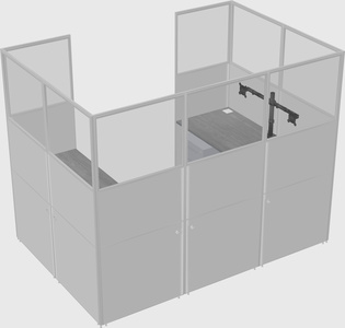 Cabine en u