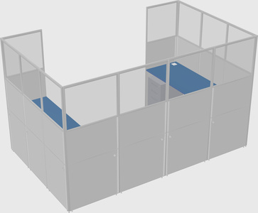 Cabine en u