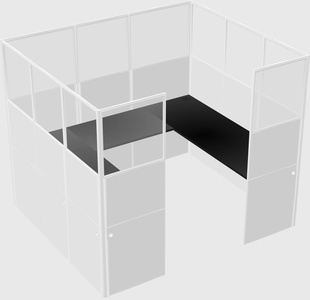 Cabine en u