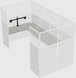 Cabine en u