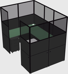 Cabine en u