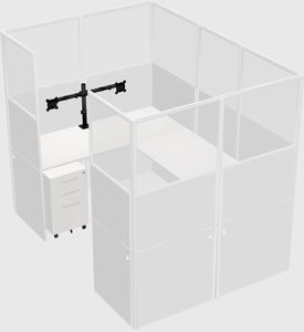 Cabine en u