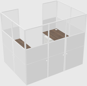 Cabine en u
