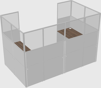 Cabine en u