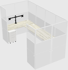 Cabine en u