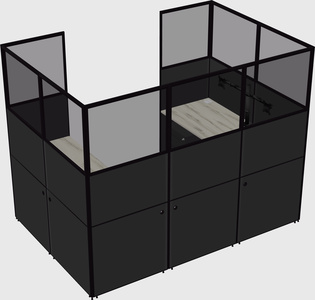 Cabine en u