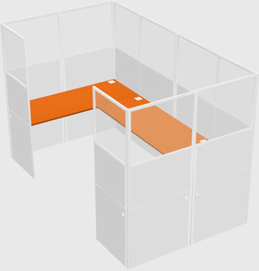 Cabine en u