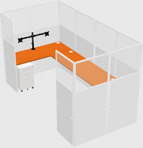 Cabine en u
