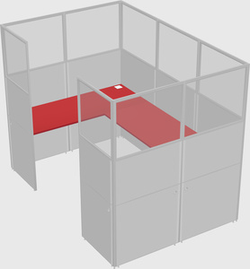 Cabine en u