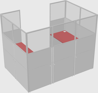 Cabine en u