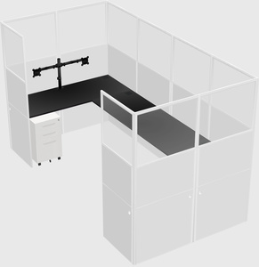 Cabine en u