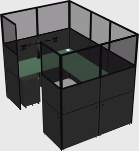 Cabine en u
