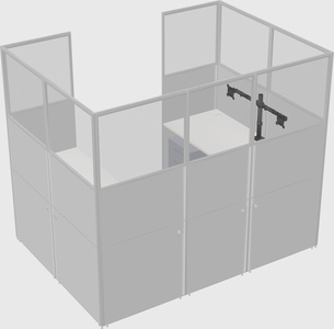 Cabine en u
