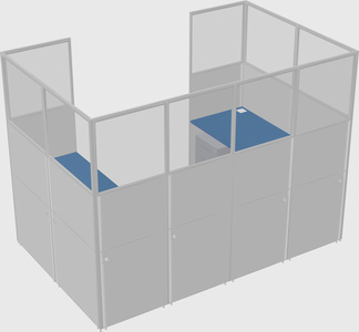 Cabine en u