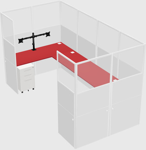 Cabine en u