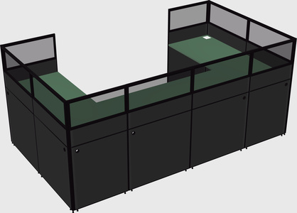 Cabine en u