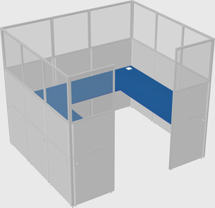 Cabine en u