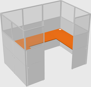 Cabine en u