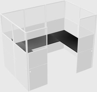 Cabine en u