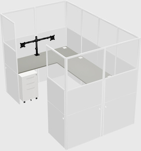 Cabine en u
