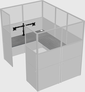 Cabine en u