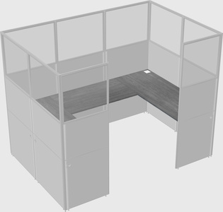 Cabine en u