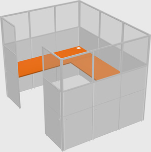 Cabine en u