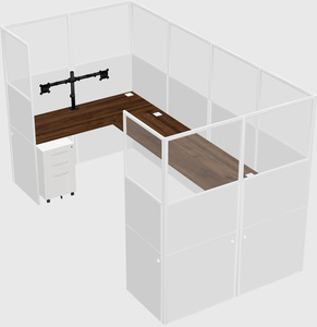 Cabine en u