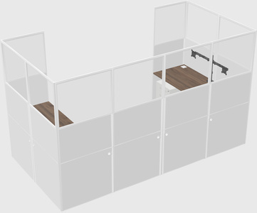 Cabine en u
