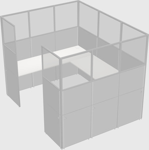 Cabine en u