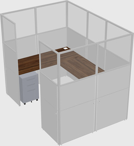 Cabine en u
