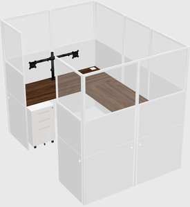 Cabine en u