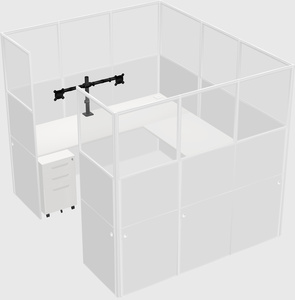 Cabine en u