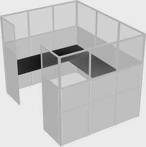 Cabine en u