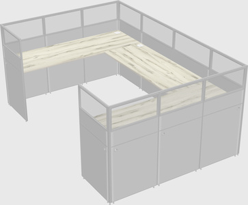 Cabine en u