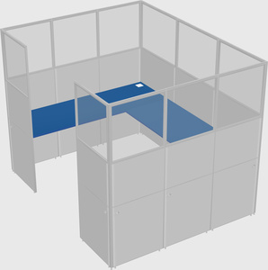 Cabine en u